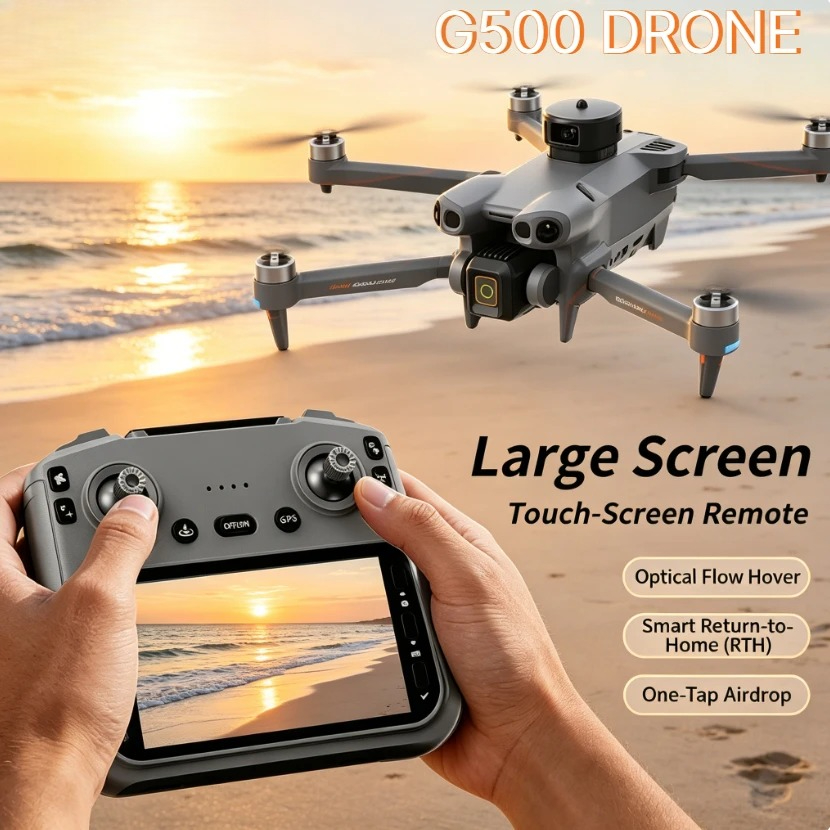 Drone Kit Long Range - Dron Plegable G500 Original con GPS,