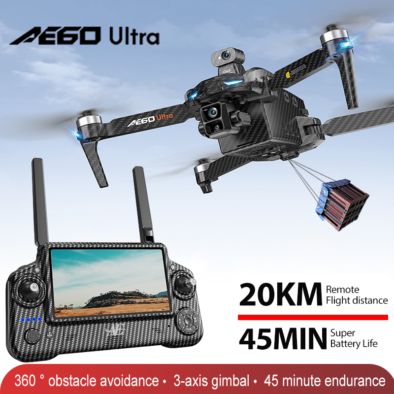 Drone Kit Professional - AE60 GPS Drone profesional 8K cámara