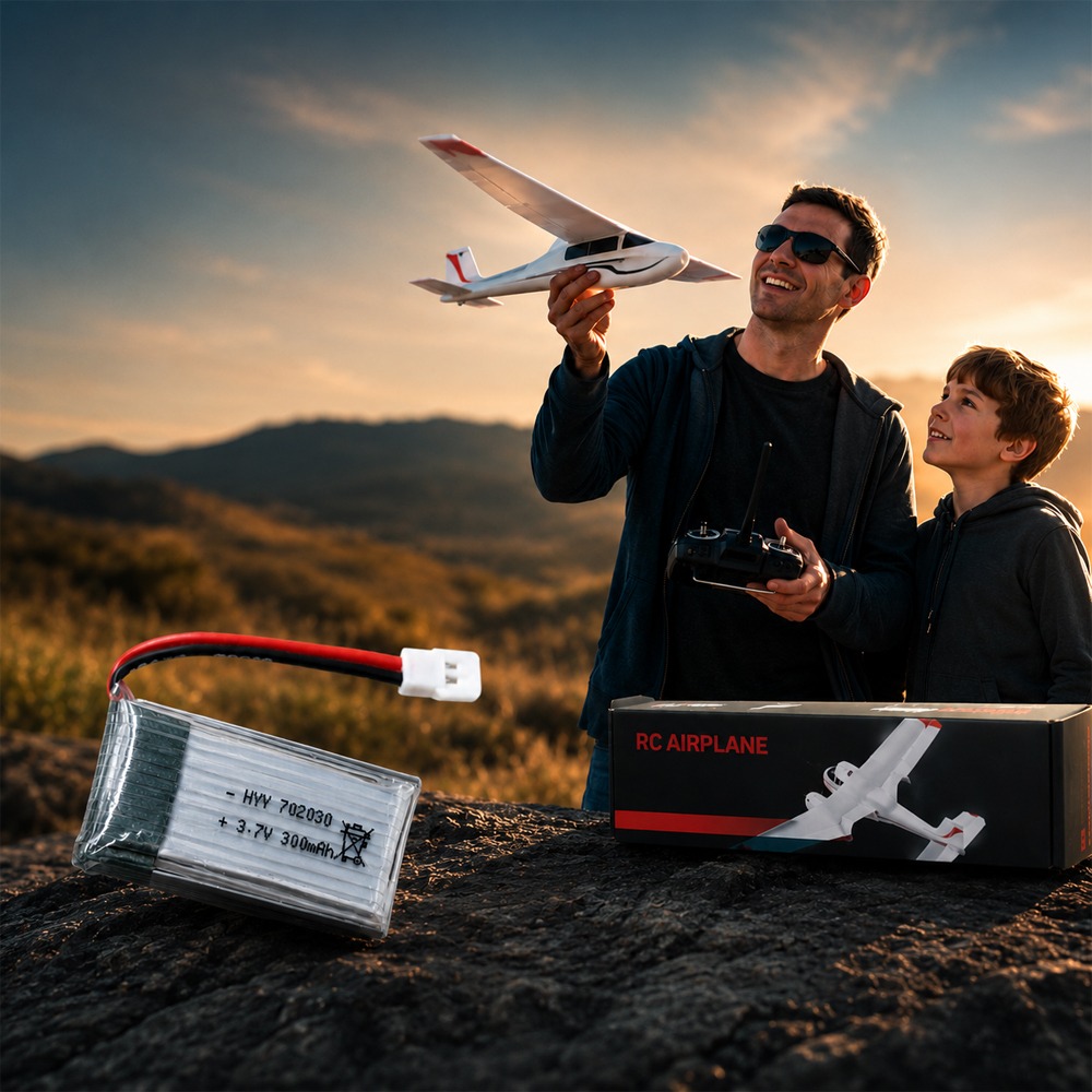 Batería Lipo de 3,7 V y 300mAH - Eachine Drone E010 reseña y precio