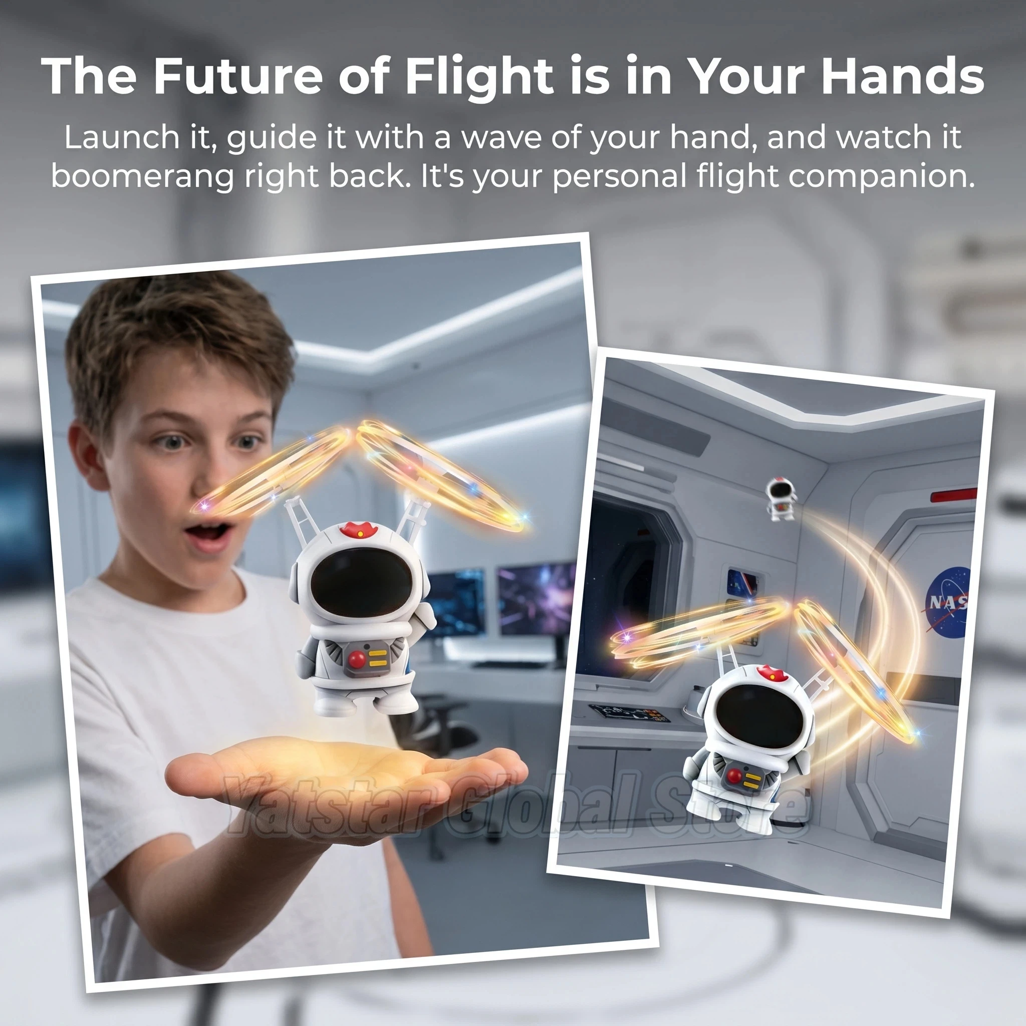 Mini Dron Astronauta Creativo, - Drone Kit Tricopter reseña y precio