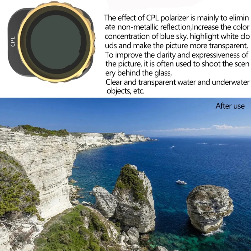 Filtro para Dron DJI Mini 3 Pr - Drone Kit With Camera reseña y precio